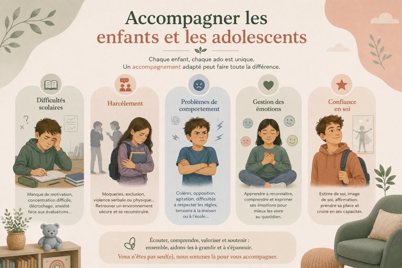 Accompagner les enfants et les adolescents